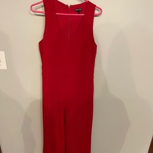 Express red hot jumpsuit